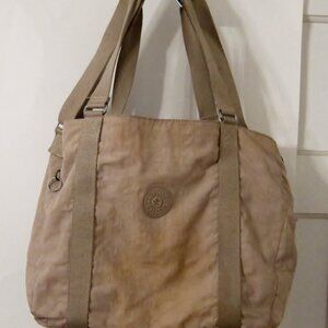 Tan Kipling bag, excellent condition.
